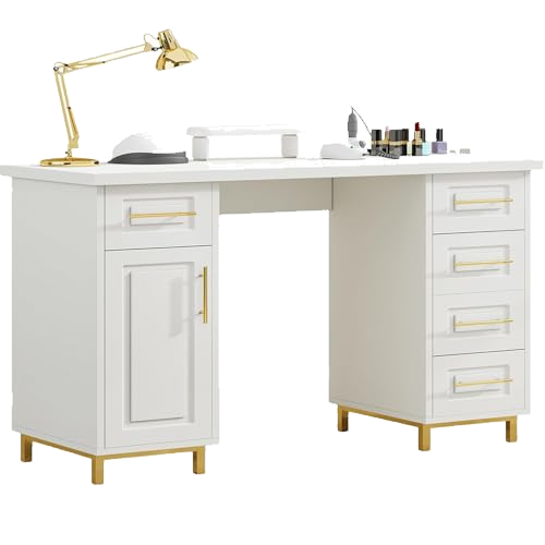 MaverickFurni Nail Tech Desk for Nail Tech